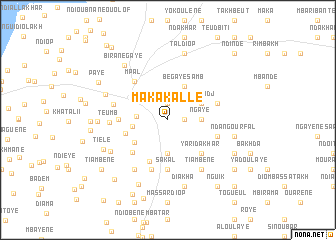map of Maka Kallé