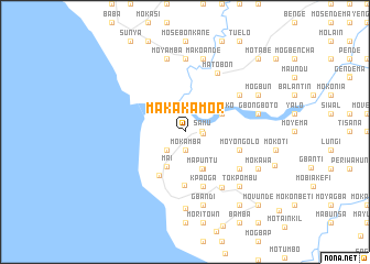 map of Makakamor