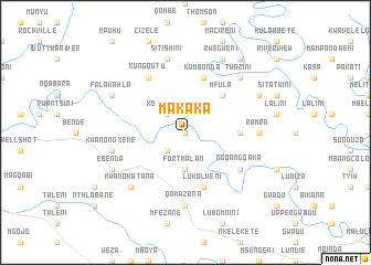 map of Makaka