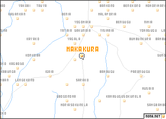 map of Makakura