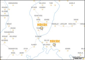 map of Makak