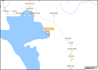 map of Makak