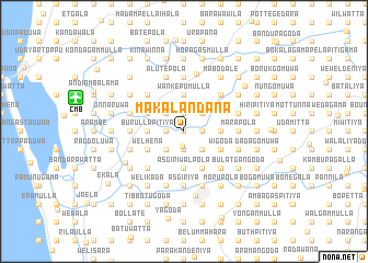 map of Makalandana