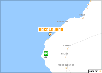 map of Makalawena