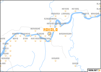 map of Makala