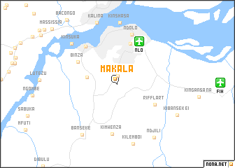 map of Makala