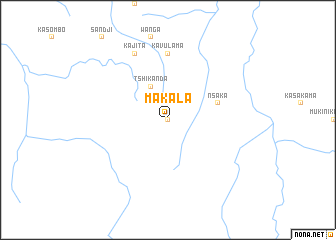 map of Makala