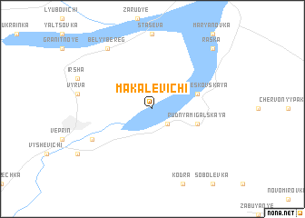 map of Makalevichi