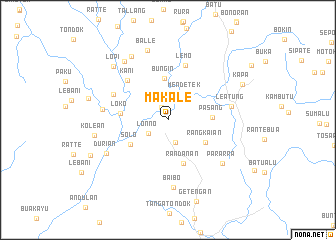 map of Makale