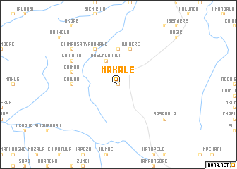 map of Makale