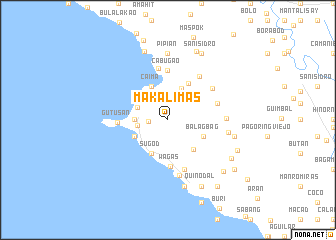 map of Makalimas