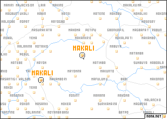 map of Makali
