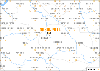 map of Makalpati