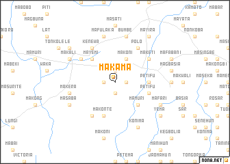 map of Makama