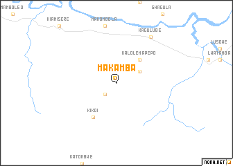 map of Makamba