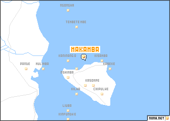 map of Makamba