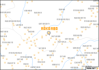 map of Makamba