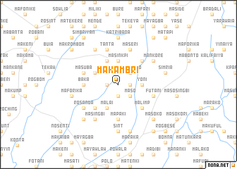 map of Makambri