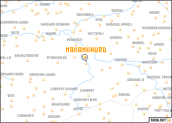 map of Makām Khurd