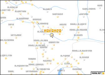 map of Makamra
