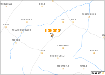 map of Makana