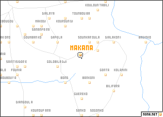 map of Makana