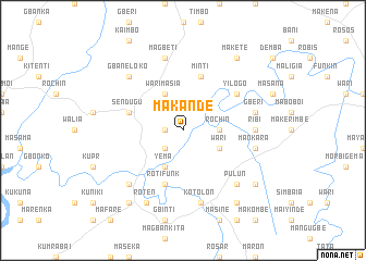 map of Makande