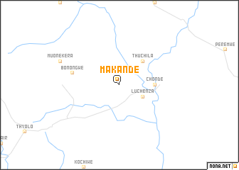 map of Makande
