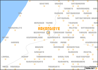 map of Maka Ndiaye