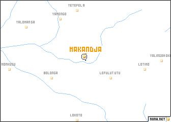 map of Makandja