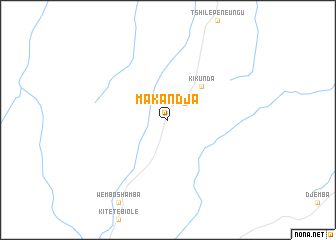 map of Makandja