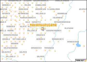 map of Makandurugama