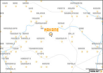 map of Makané