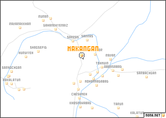 map of Mākangān