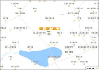 map of Makangawa