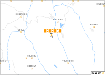 map of Makanga
