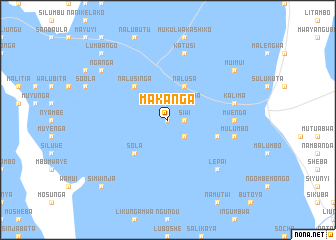 map of Makanga