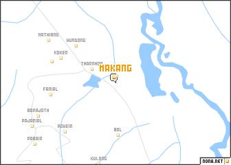 map of Makang