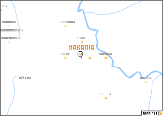 map of Makania