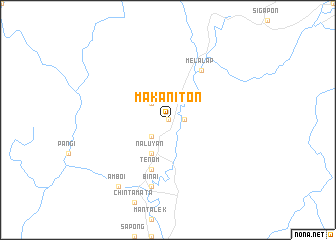 map of Makaniton