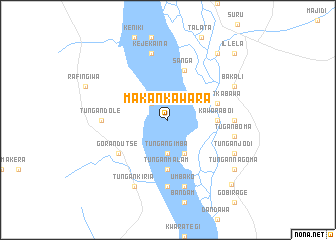 map of Makankawara