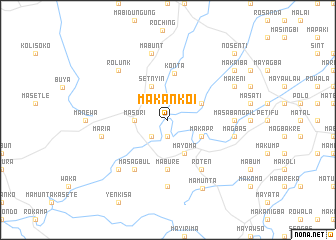 map of Makankoi