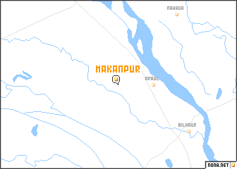 map of Makanpur