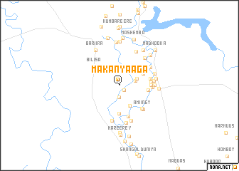 map of Makanyaaga