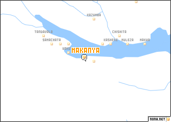 map of Makanya