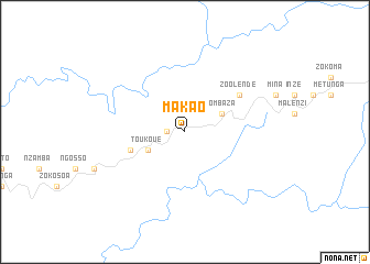 map of Makao