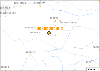 map of Makapandula