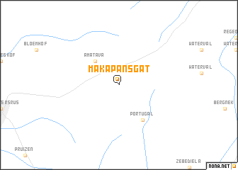 map of Makapansgat