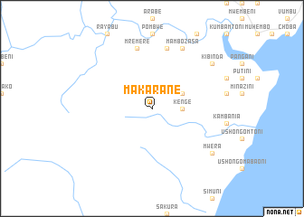 map of Makarane