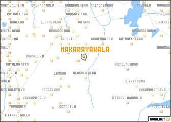 map of Makarayawala